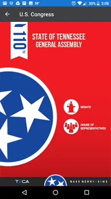 Tennessee General Assembly android App screenshot 2